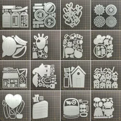 22 kinds animals label house Metal Cutting Dies Stencils For DIY Scrapbooking Decorative Embossing Handcraft Die CutsTemplate