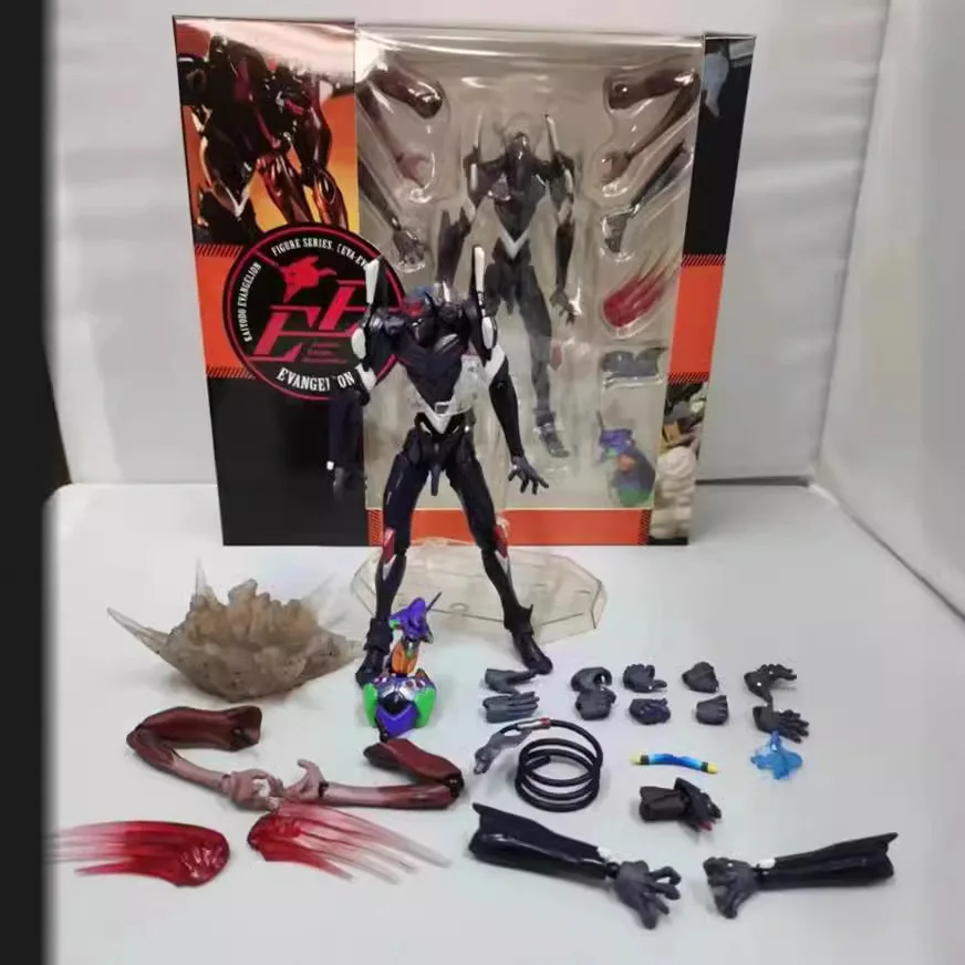 14CM Neon Genesis Evangelion Action Figures Set Joint Movable Eva 03 Anime Figure Pvc Gk Statue Model Doll Birthday Toys Gift