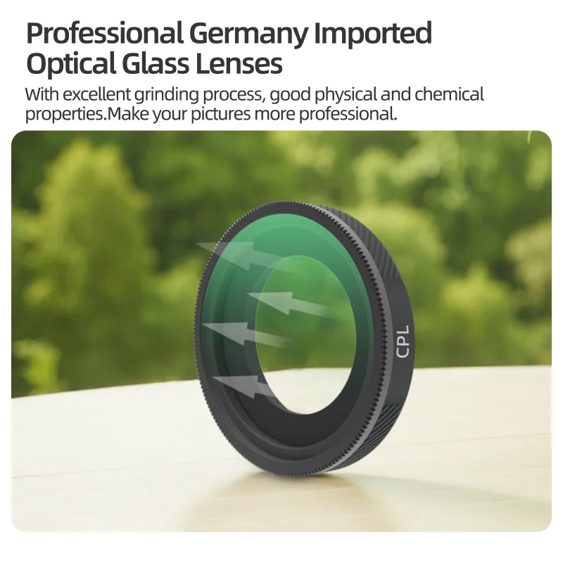 Zestawy filtrów MCUV/CPL/ND8/16/32/64 do Insta360 GO, ultra-optyczne szkło, aluminiowa rama, akcesoria do kamer sportowych, filtr obiektywu. — zdjęcie produktu 4
