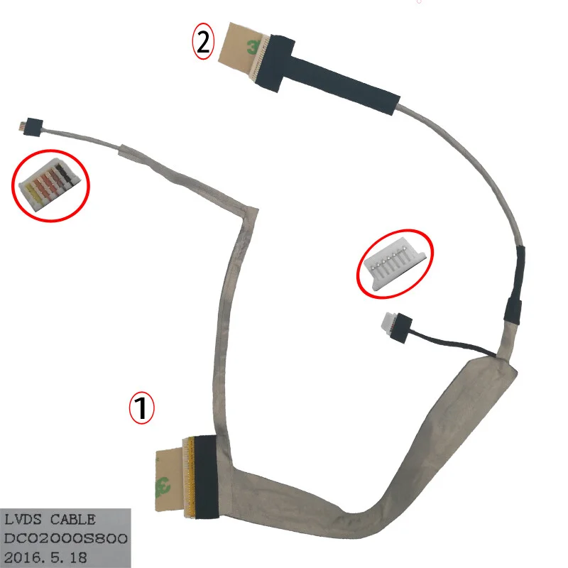 

Для ноутбука TOSHIBA L500 L500D L505 L505D, ЖК-кабель LVDS DC02000S800