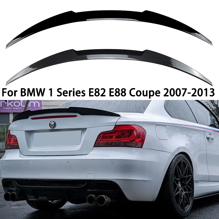 

Задний спойлер багажника, крыло для BMW 1 серии E82 E88 Coupe 118i 128i 135i 2007-2013, задний спойлер на крышу автомобиля, комплект кузова хвостового крыла