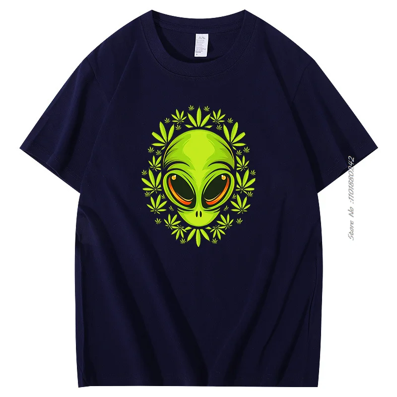 

Забавные футболки с забавным рисунком инопланетянина, новые летние рубашки и футболки, хлопковые футболки с короткими рукавами, футболка с принтом, мужская одежда