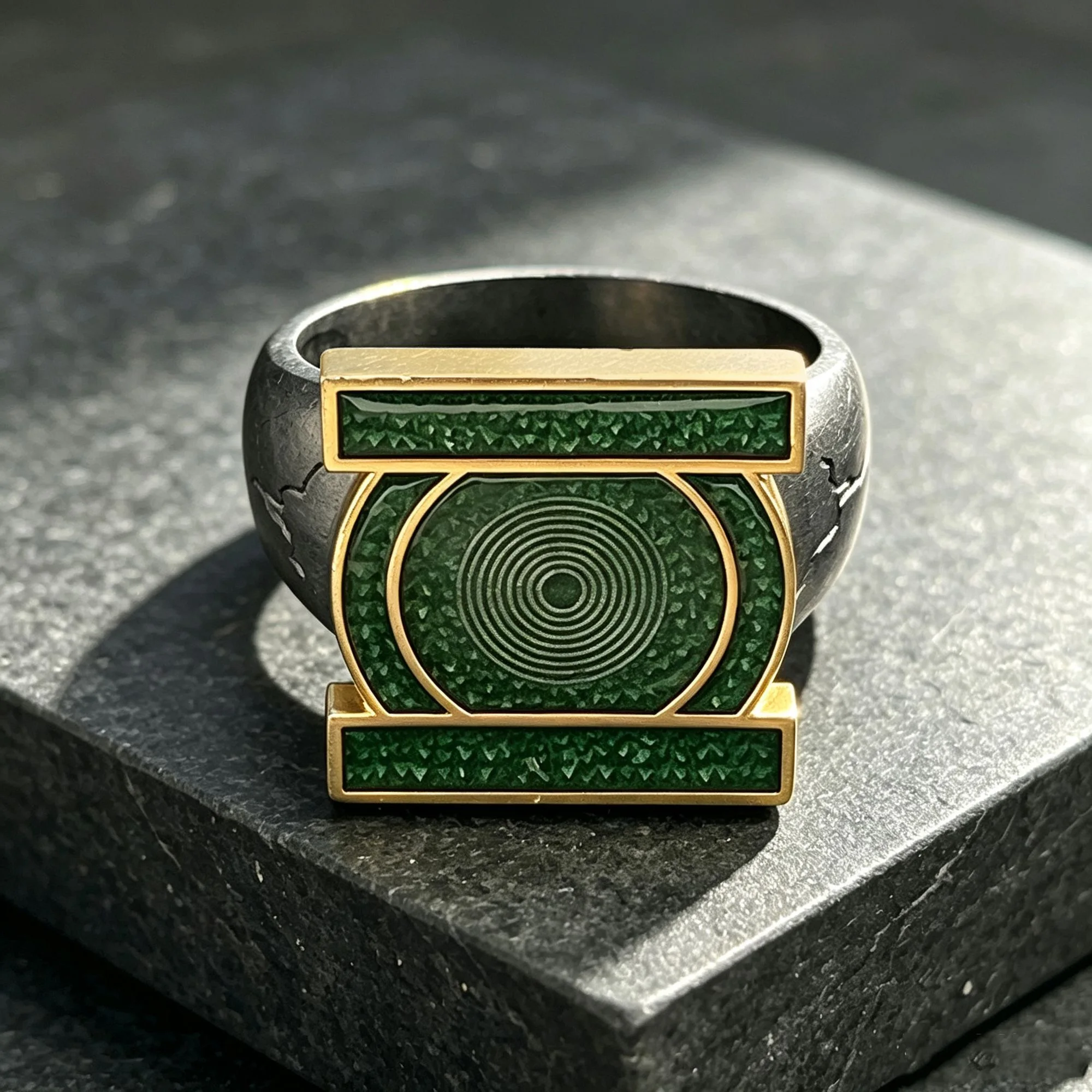 Laternen Grüner Laternenring Metall Cosplay Schmuck Accessoires Geburtstagsgeschenke