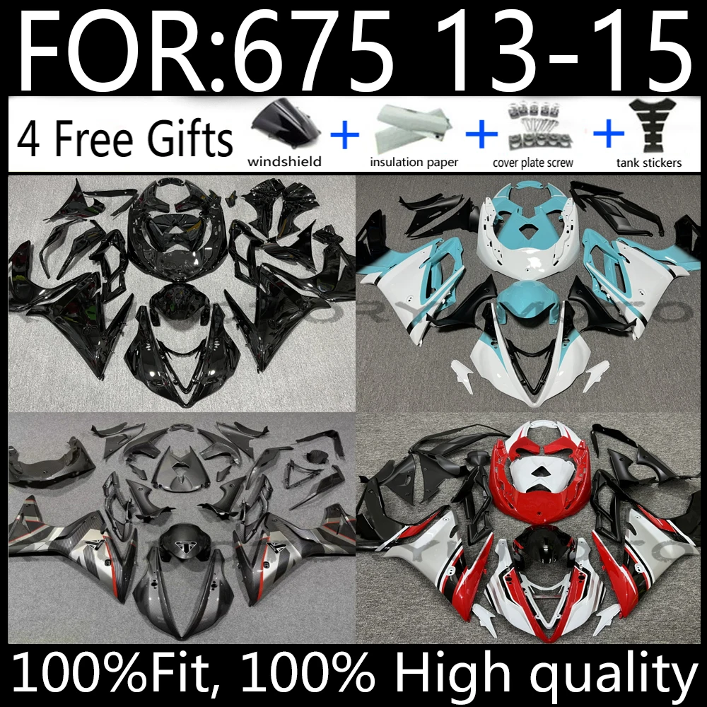 

Motorcycle Fairing Set Body Kit fit Plastic For Triumph Daytona 675 2013 2014 2016 2017 Accessories Full fairings Bodywork