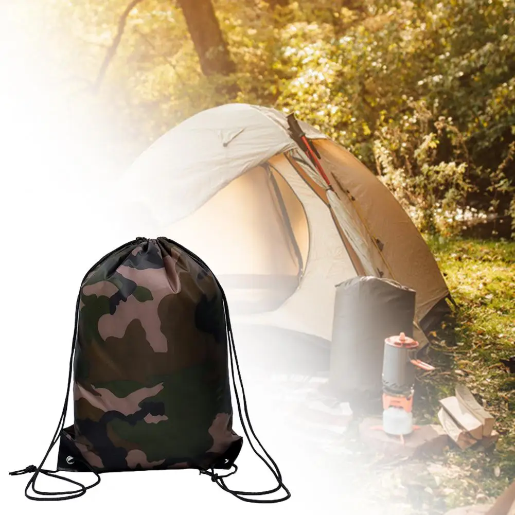 Storage Backpack Camouflage Lightweight Backpack Storage Bag Breathable Environmentally Friendly Backpack Bag for Travel