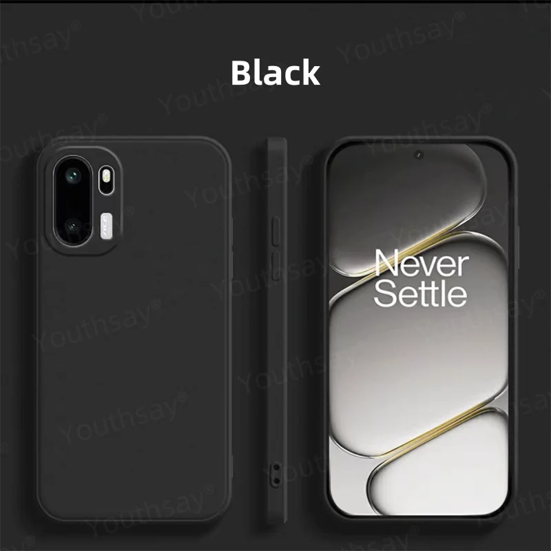 Luxury Case For Oneplus 15R Cover Oneplus 15R Fundas Coque Original Liquid Silicone Soft TPU Phone Bumper Oneplus 15R