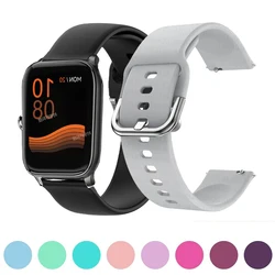 For Haylou Watch RS5 R8 S8 Strap Silicone Wristband 22mm Bracelet For Haylou Watch 2 Pro/Solar Pro Plus RT3/GST Lite Watch Band