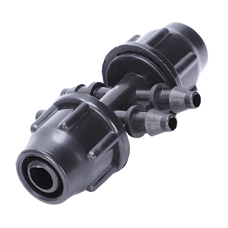 Promotion! 20 Pcs Drip Irrigator Garden Watering 8/11 Inch To 3/4 Inch Quick Hose Connector 6 Ways For Mini Irrigation Tubing Fi