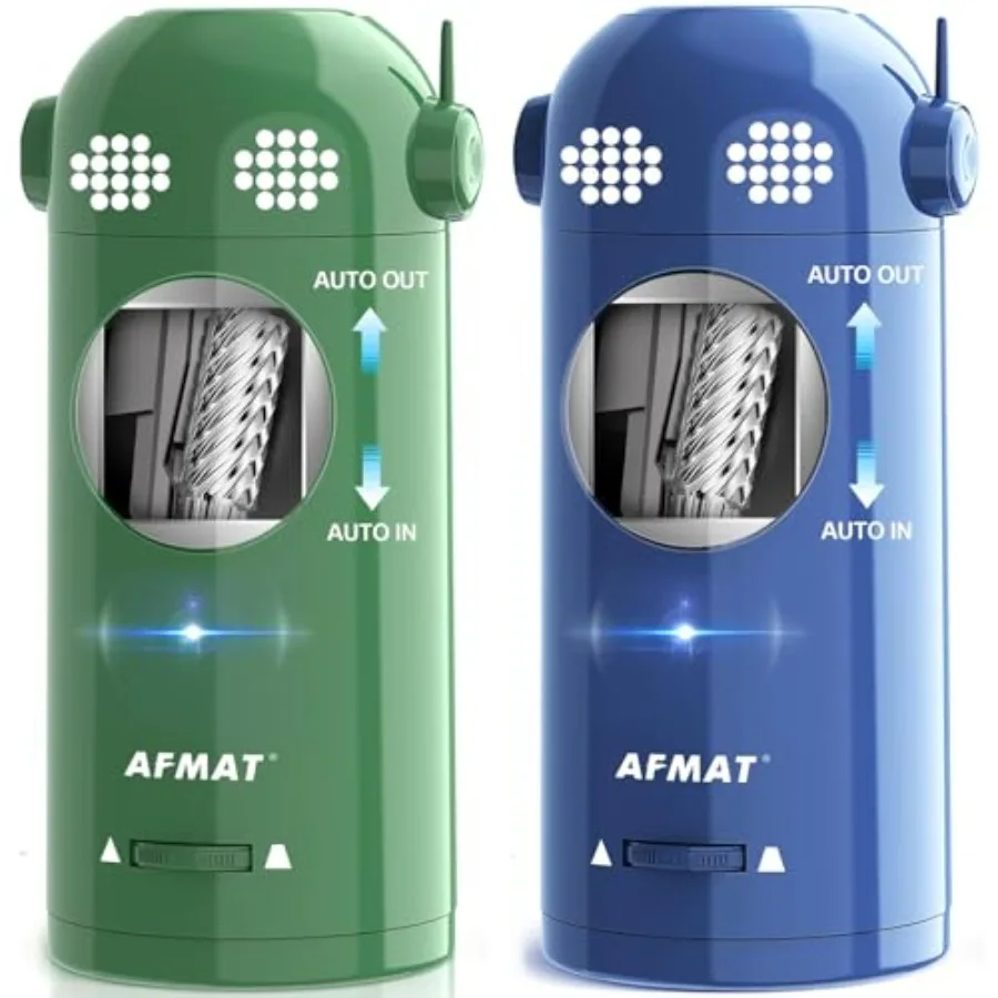 

Электрическая точилка для карандашей в виде робота, 2 шт., зеленая + синяя