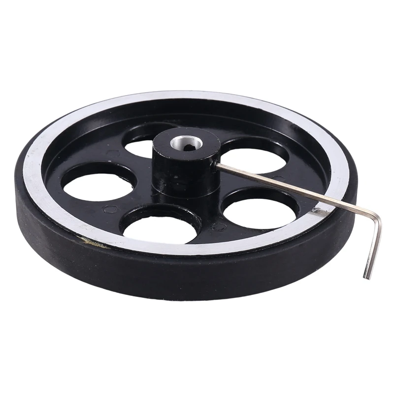 2Pcs 300Mmx8mm Industrial Aluminum Rubber Measuring Encoder Meter Wheel For Industrial Encoder