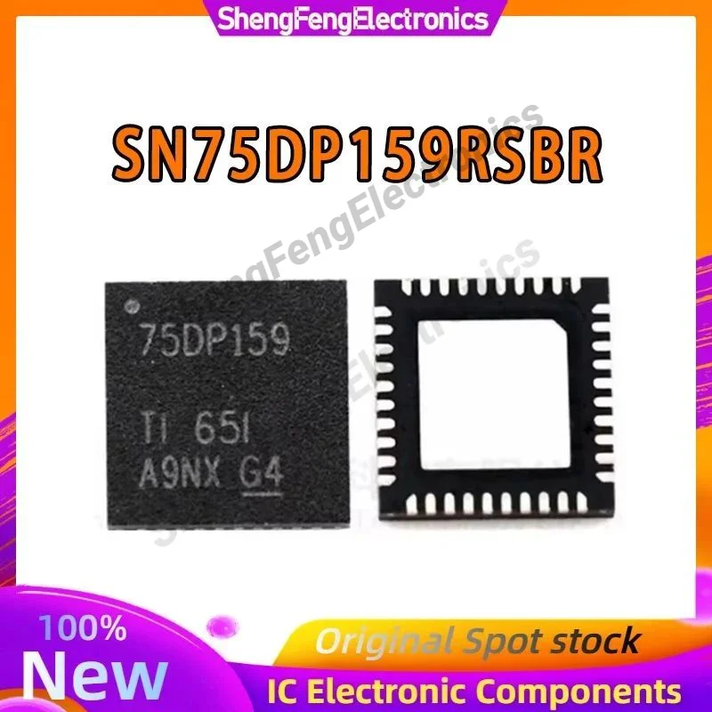 5PCS SN75DP159RSBR Screen Printed 75DP159 QFN48 Deserializer Chip in stock