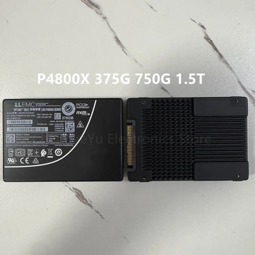 CKY-Original&New P4800X 750G 375G 1.5T U.2 NVME PCIE3.0 For Intel OPTANE  Enterprise Grade Ultra High Durability Stable SSD