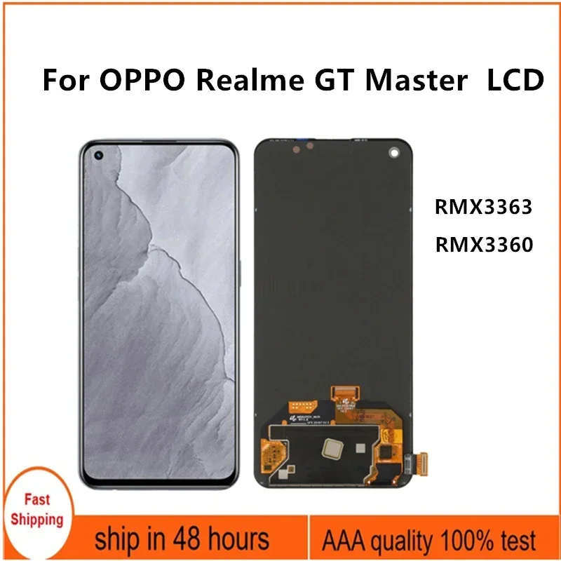 For OPPO Realme GT Master LCD Touch Screen Display, Digital Converter, Assembly Replacement, AMOLED, TFT, 6.43