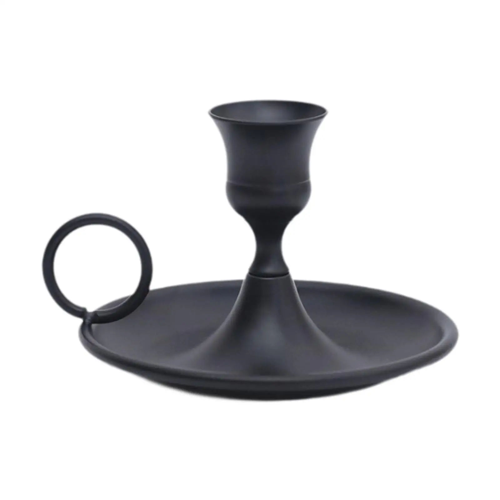 Tapered Candle Holder Long Candles Iron Candlestick Stand Pillar Candle Holder for Decorating Desk Festival Holiday Birthday