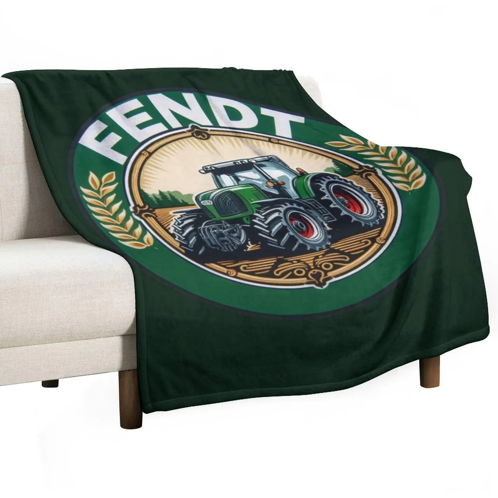 Fendt Tractor - Agricultural machinery Throw Blanket Plaid on the sofa Bed Fashionable Plush Quilt Blankets