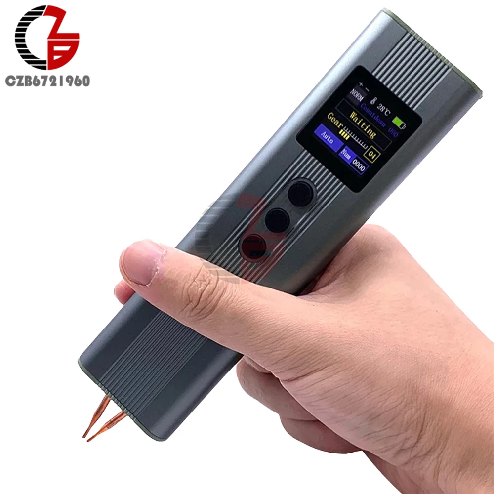 

11 Gears Battery Spot Welder Adjustable Mini Portable Handheld Digital Display Spot Welding Machine Automatic Manual Upgraded H2