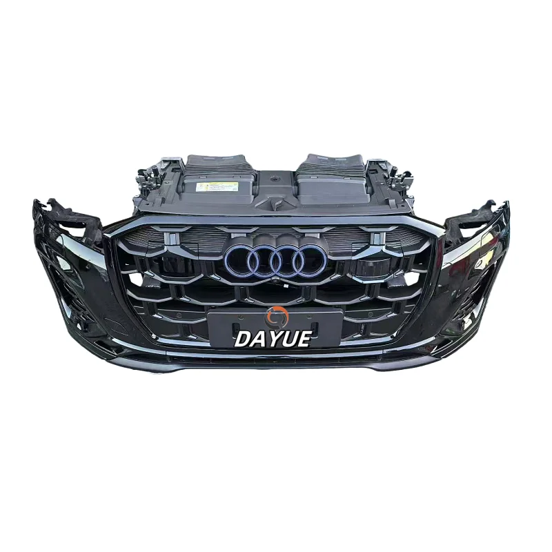 2020-2024 Q7 Series Original  Car Front Bumper Radiator Set Plastic+ABS Bolt-On Painted Good Condition Black/White