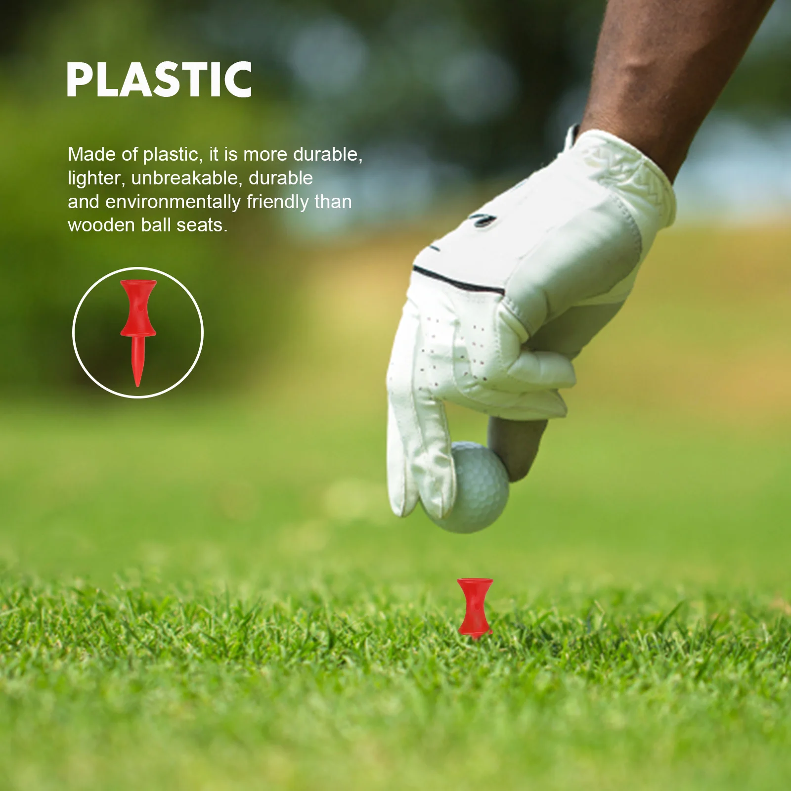 

120 pcs Castle Tees Plastic Golf Ball Practice Stands Training Accessories For Outdoor Indoor Lawns Golf Supplies