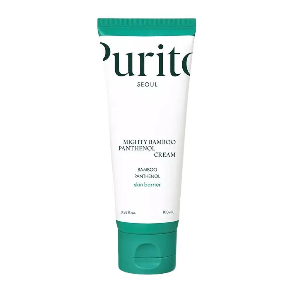100ml Purito Seoul Mighty Bamboo Panthenol Creme - Beruhigende & Feuchtigkeitsspendende Reparatur der Hautbarriere Reduziert Feine Linien und Falten