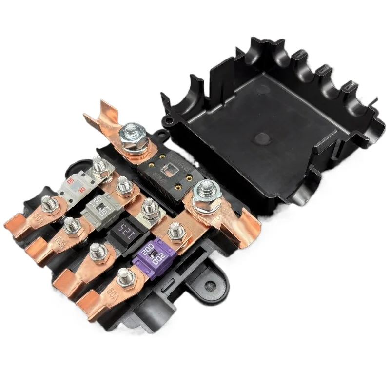For RV Truck Multi-way Fuse Box High Power Fuse Seat Off-Road Car Modified Battery Pile Junction Box