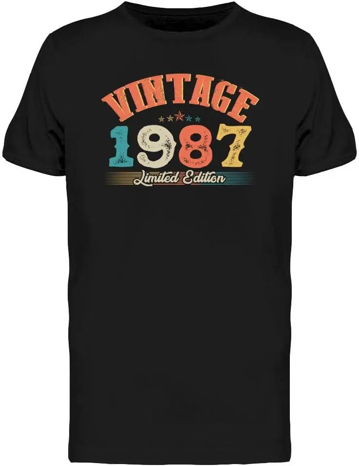 

1987 винтажная Мужская футболка