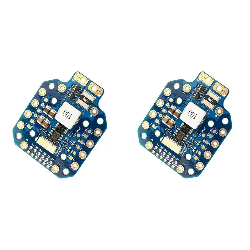 B48A 2X PDB-HEX 12S 5A 5V/9V/12V BEC Power Distribution Board PDB 30.5X30.5Mm 20X20mm