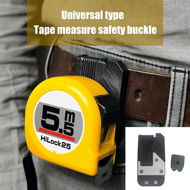 

Quick Attachable Waist Elective Hammer Wrench Strap; Durable Drill Holder & Universal Tape Measure Buckle Tool.