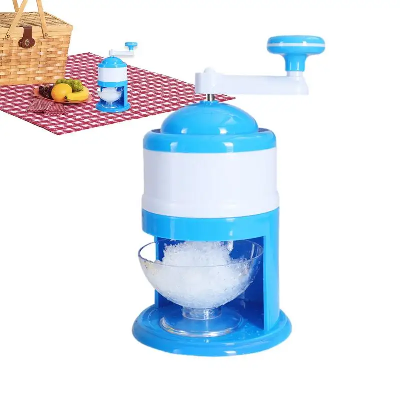 

Ice Crusher Machine For summers Shaved Ice Maker Machine Hand Crank Crushed Ice Maker And Shaved Ice Maker For Snow Cones