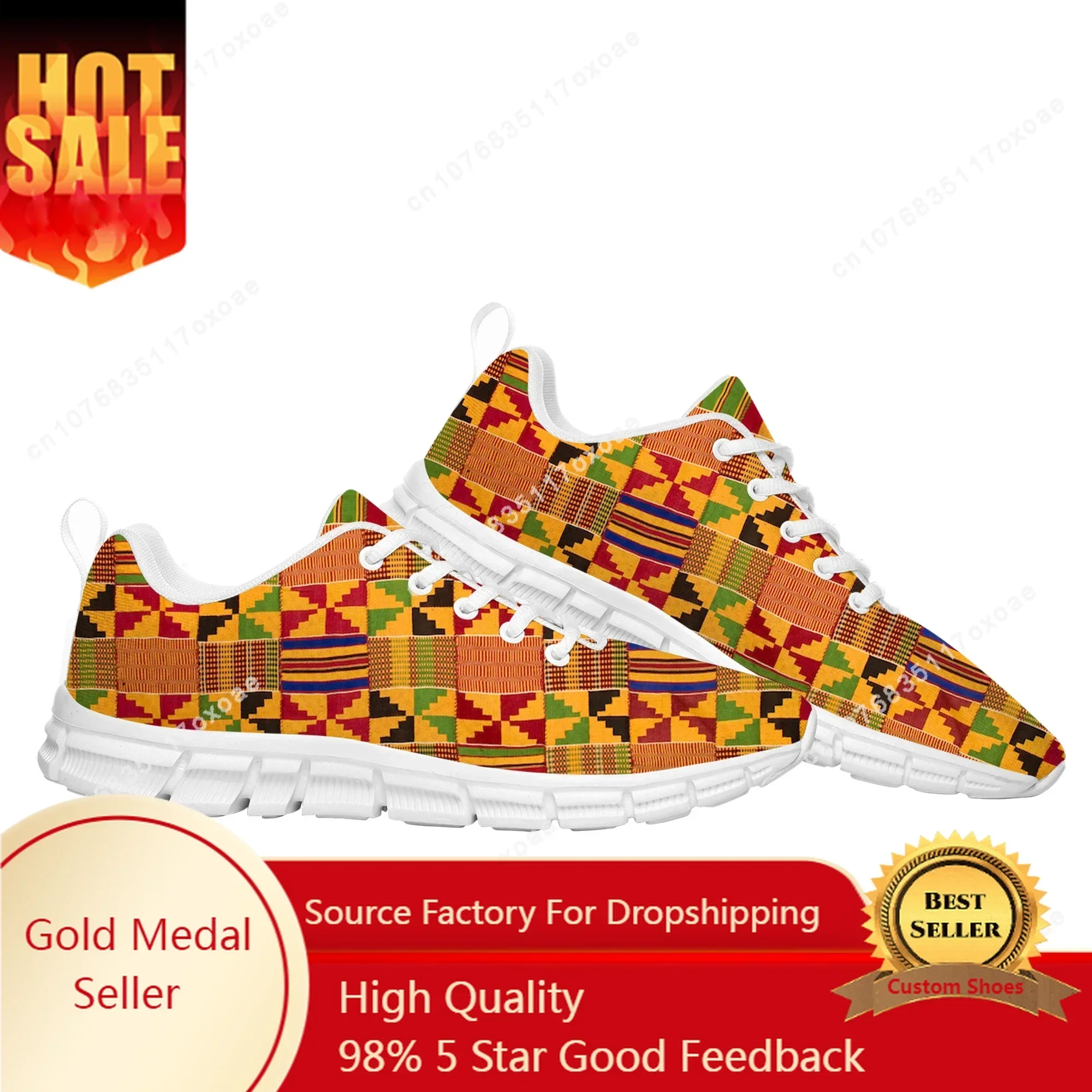 

African Ethnic Culture Design Sports Shoes Mens Womens Teenager Comfortable Sneakers High Quality Casual Sneaker Custom Shoes
