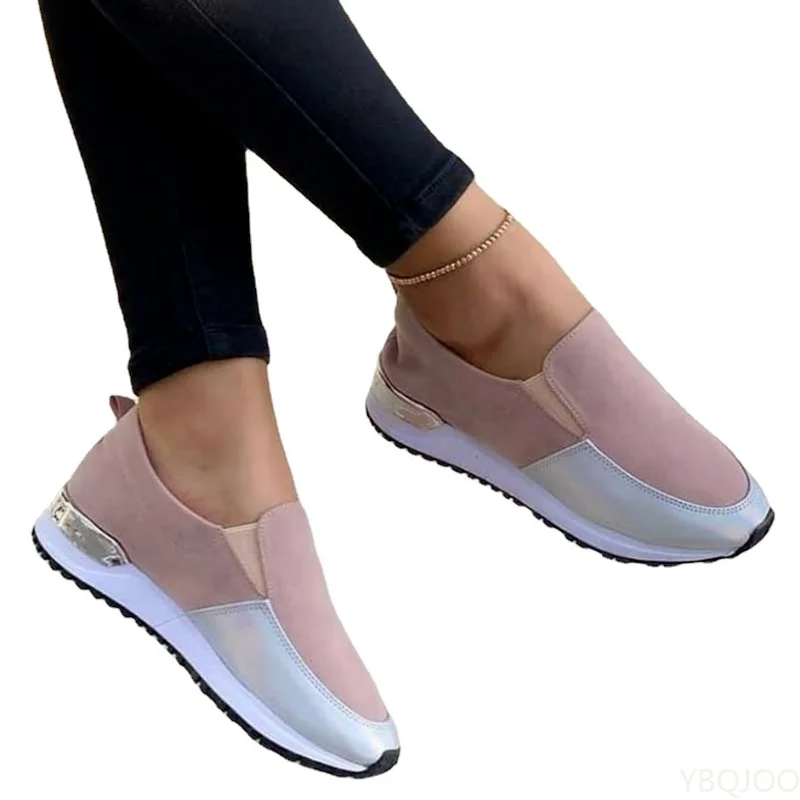 New Women Sneaker Slip on Flat Casual Shoes Platform Sport Women\'s shoes Outdoor Runing Ladies Vulcanized Shoes Zapatillas Mujer