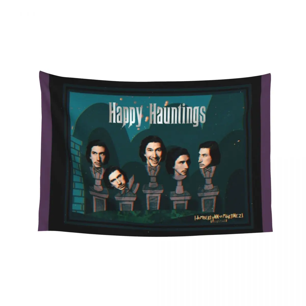 

Haunted Adam Driver Tapestry Decoration Pictures Room Wall Bathroom Decor Room Ornaments Tapestry