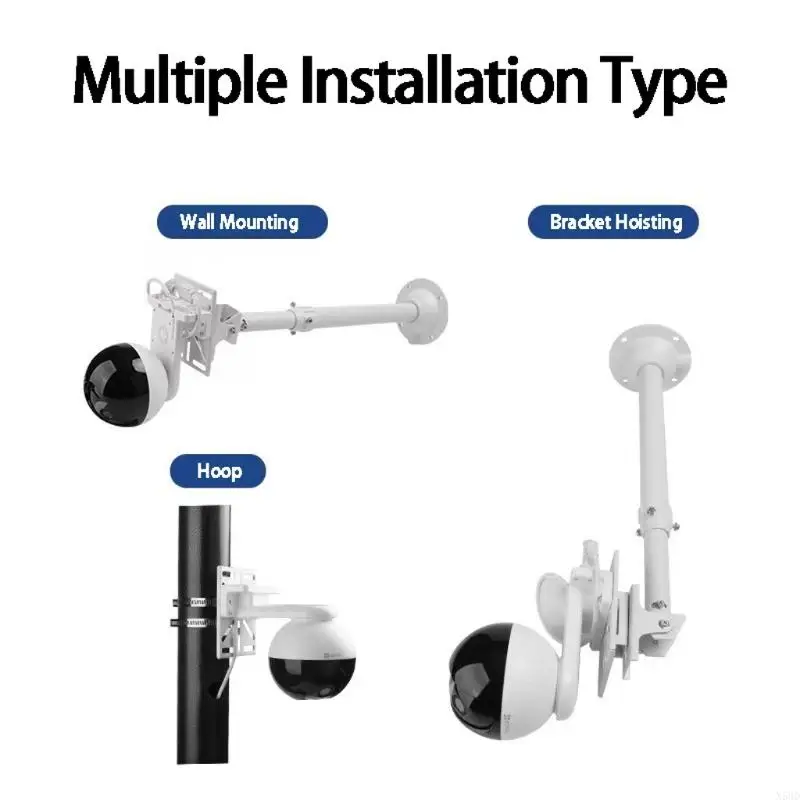 N58D Multifuntional Camera Mounting Plate Easy การติดตั้งง่ายสำหรับเสา Gutters