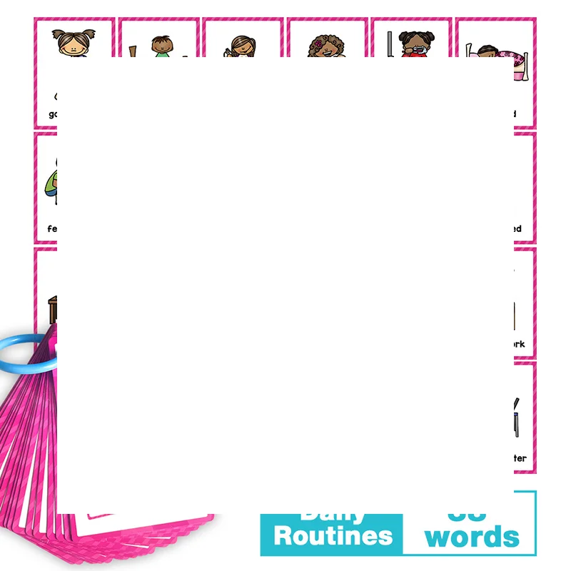 モンテッソーリ子供向け英語単語カード 幼稚園教師向け早期教育教材 語彙教室用品