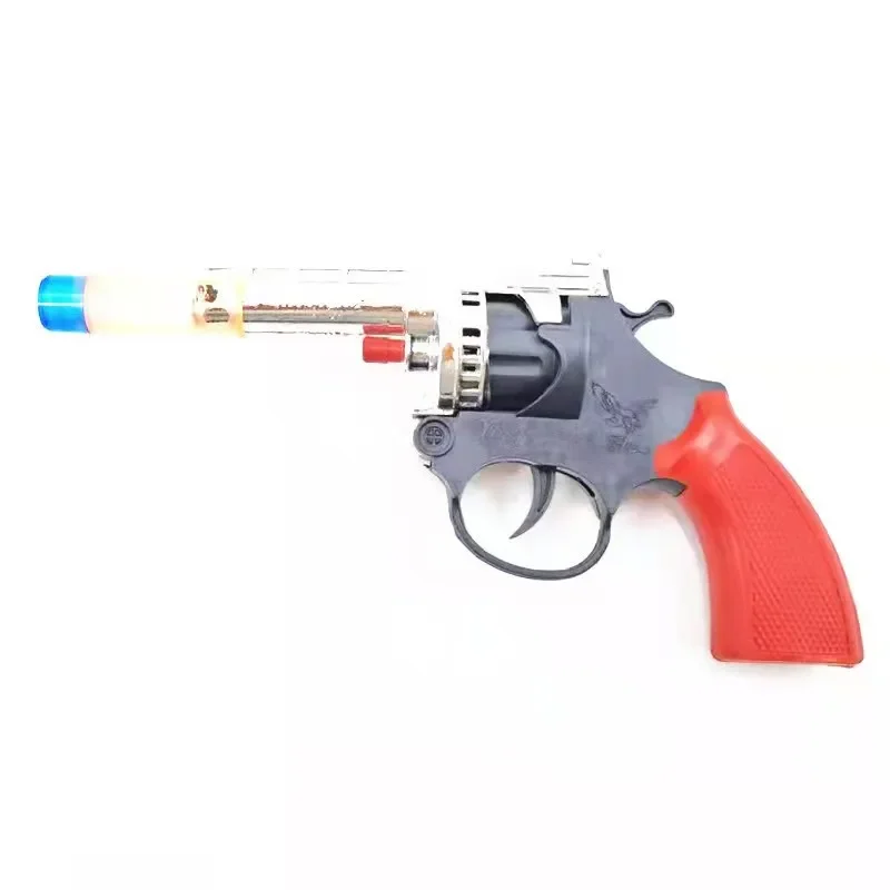 Revolver Toy Gun Mini Model Fake Pistol Childhood Toys for Adults Collection Boys Birthday Holiday Gift