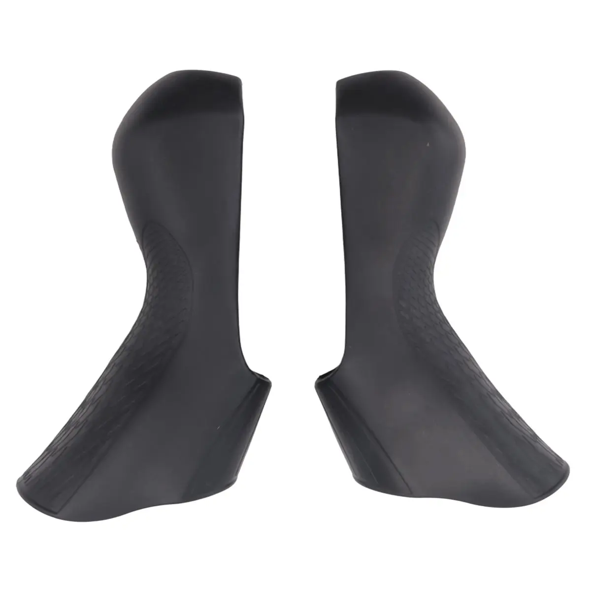 #02A Gear Shift Covers,Road Bike Lever Hoods for Shimano ST R8020 Bicycle (Black)