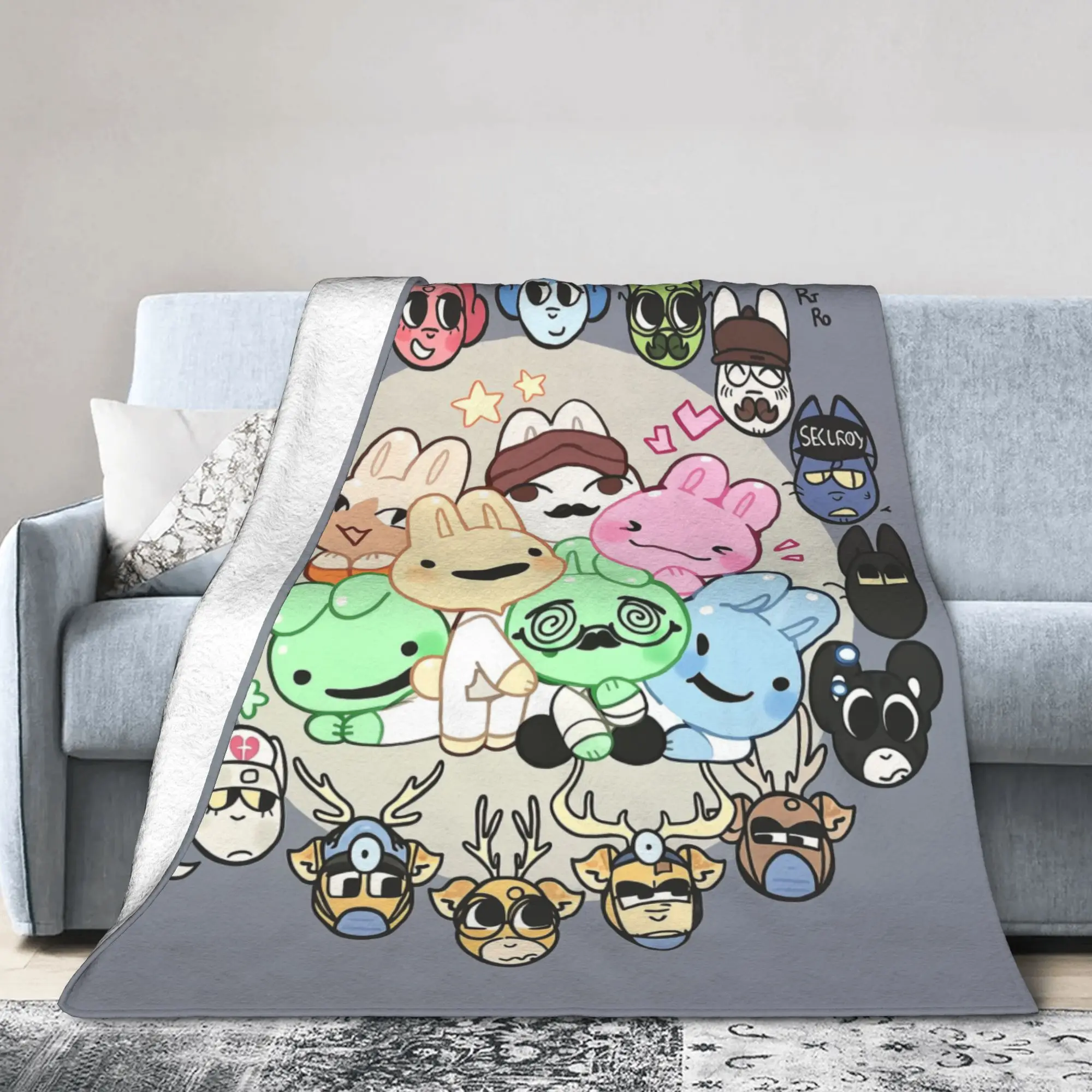 Horror Game Animals Hospitals Blanket Flannel  Ultra-Soft Throw Blankets for Bedding Couch Bedspread