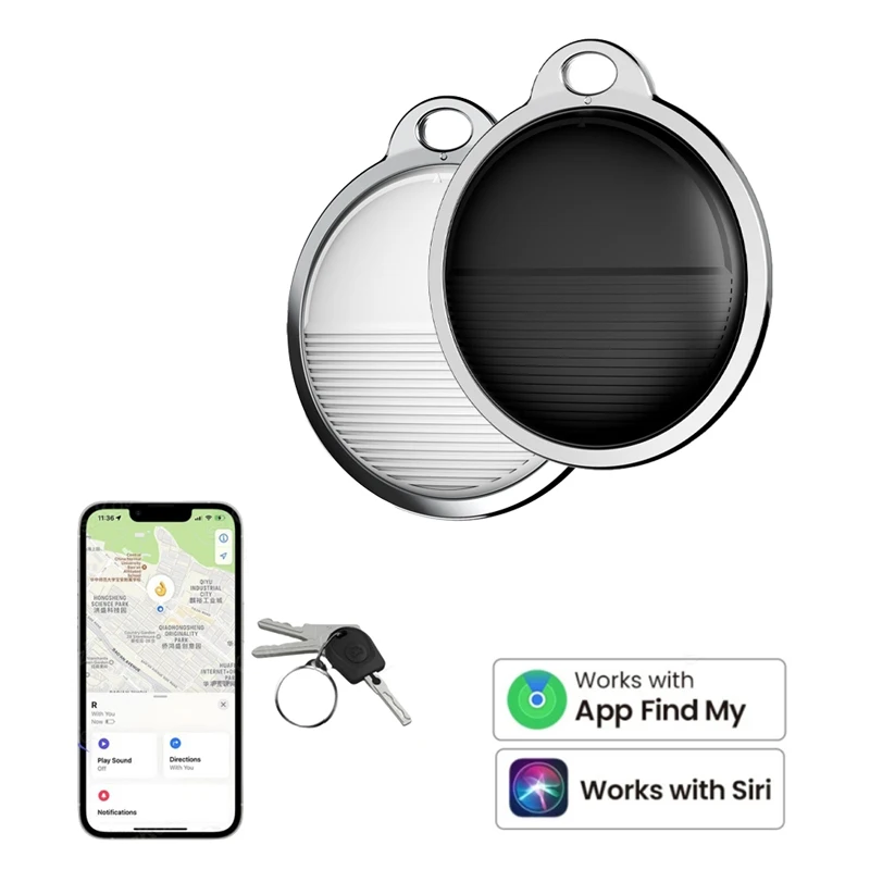 Mini GPS Tracker For IOS Smart Airtag Bluetooth-compatible Locator Wallet Key Pets Finder Anti Lost Device Work with Find My APP