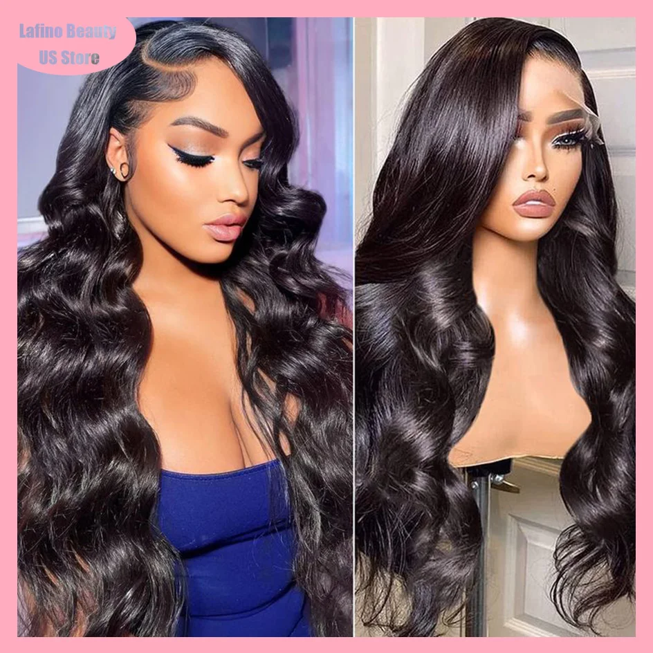 Lafino Body Wave 13x4 Hd Lace Frontal Wig 30 Inch 13x6 Lace Front Wig Human Hair Black Wig Human Hair Loose Body Wave For Women