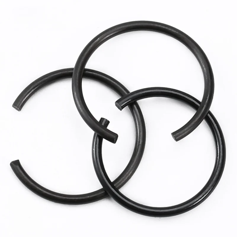 Round Wire Snap Rings For Hole Steel Wire Ring For Hole Stop Ring Circlips M4 M5 M6 M8 M10 M12 M14 M16 M18 M20 M22 M24 M25 M26