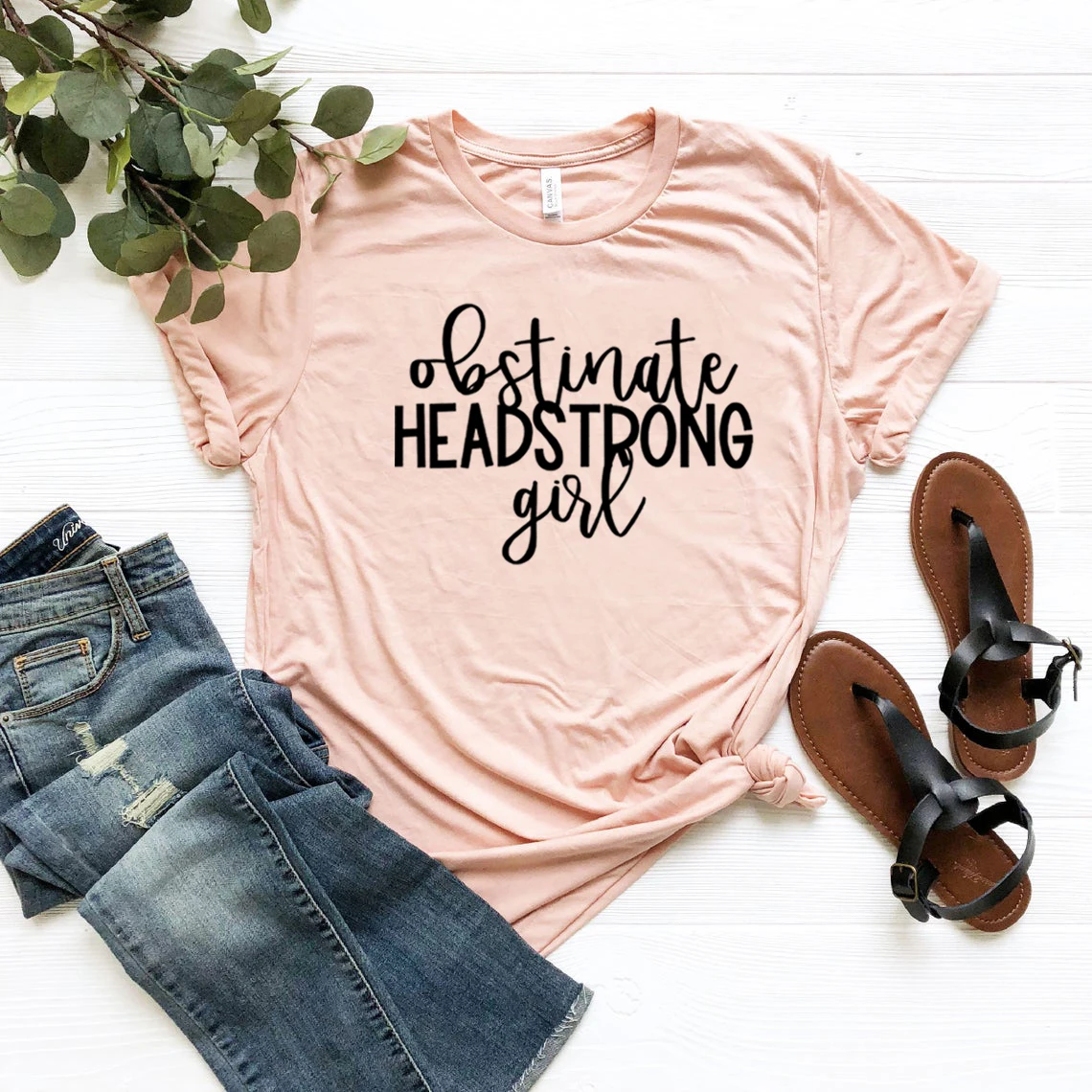 Obstinate Headstrong Girl T Shirt Jane Austen Fan Tshirt Pride and Prejudice Shirt Bookish Gift Woman Tshirts Short Sleeve Tees