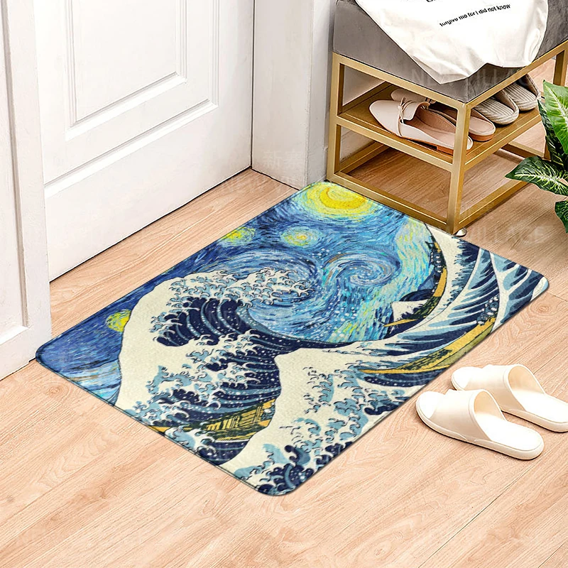 House entrance carpet Home Colorful animals doormat  Room Bath mat Foot mat bathroom non-slip mat Kitchen water absorption mat