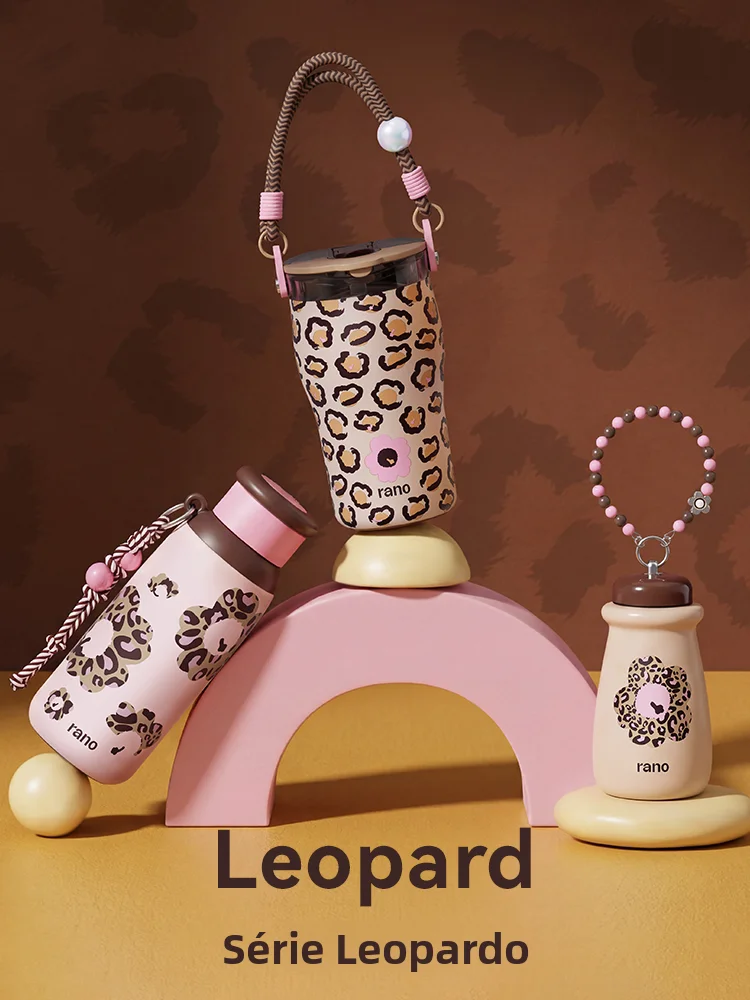 rano-leopard-print-stainless-steel-insulated-coffee-cup-ceramic-inner-lid-straw-women's-high-aesthetic-value-portable-water-b