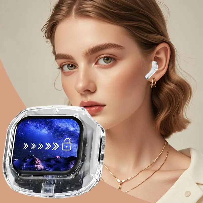 سماعات أذن لاسلكية بخاصية إلغاء الضوضاء، سماعات أذن رياضية مع شاشة تعمل باللمس، سماعات أذن لاسلكية بخاصية إلغاء الضوضاء مع مصباح LED متعدد الوظائف