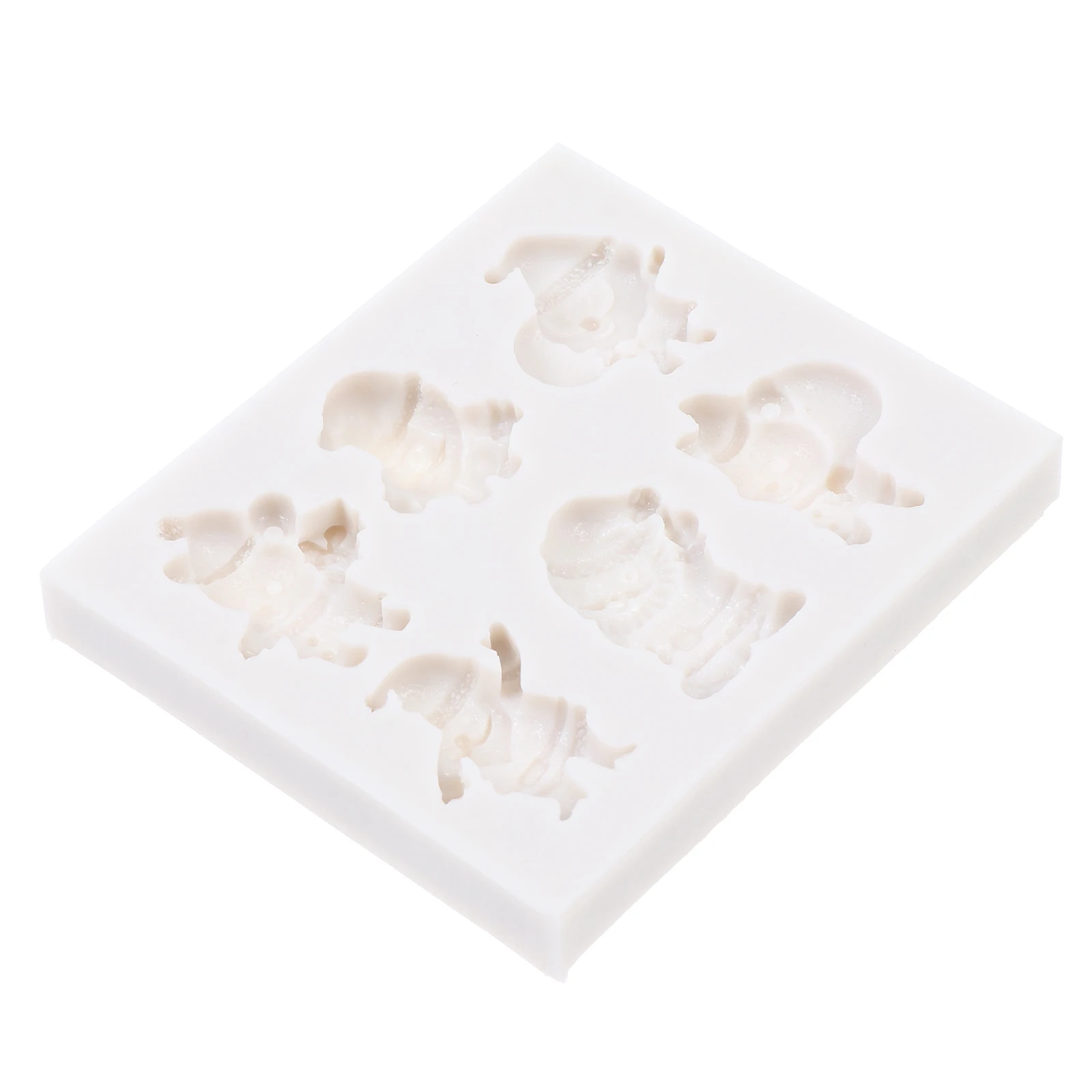 

Christmas Baking Mold Silicone Fondant Cake Molds for Cookies DIY Chocolate Tool Holiday Decor Easy Clean Home Professional Use