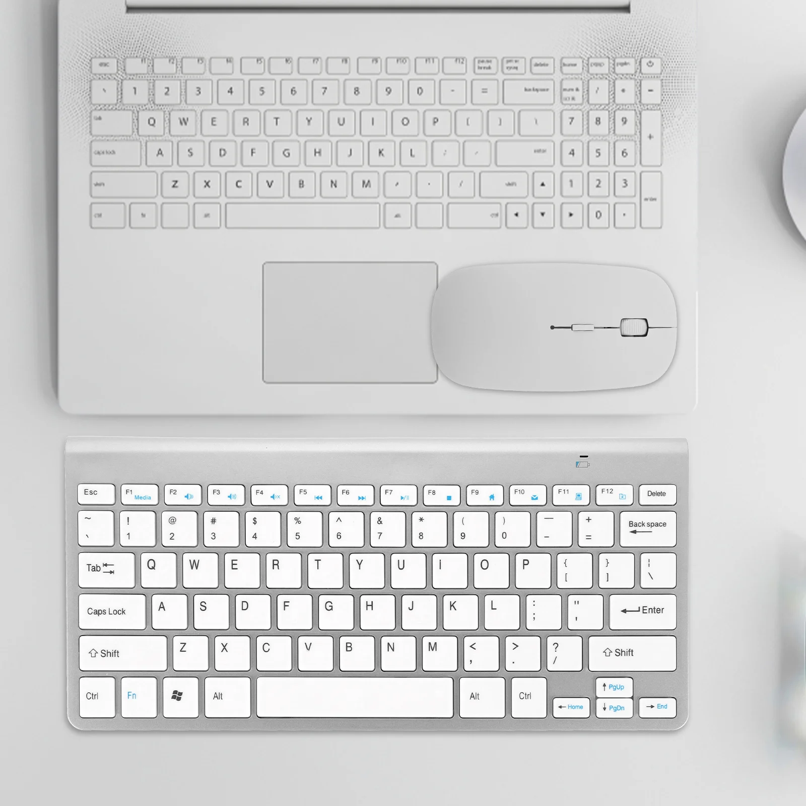 

1 set 1 Set Wireless Keyboard Mouse Combo Compact Silent 2.4Ghz Plug Play For Laptop Pc Space Saving Modern Simple Keyboard Usb
