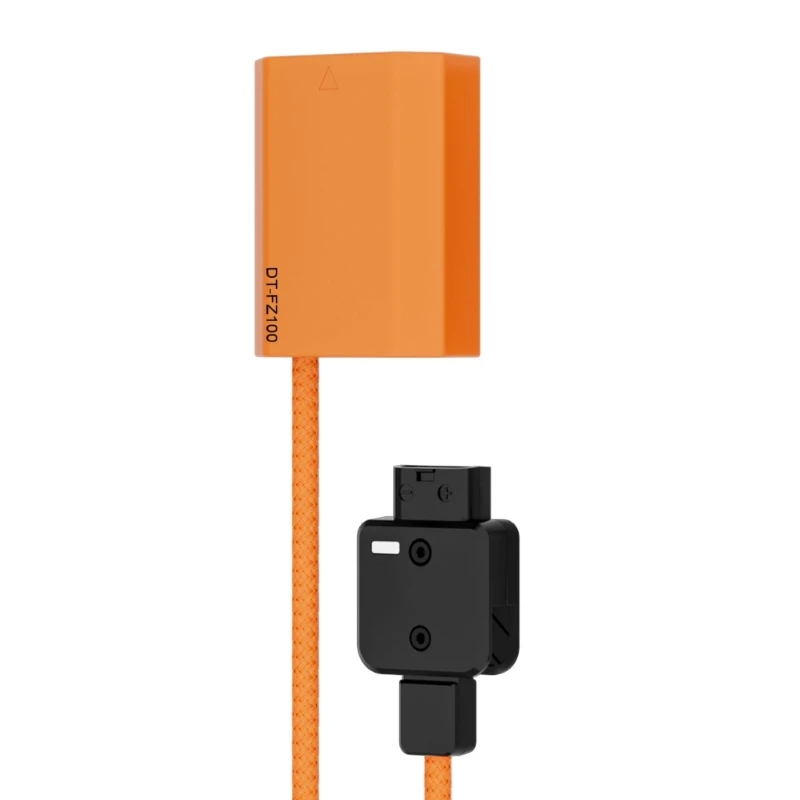 Cable de alimentación de batería simulada D Tap a NPFZ100 tipo C USB C para cámaras A7R V/A7IV/A7SIII/A7RIV con protecciones contra sobrecarga