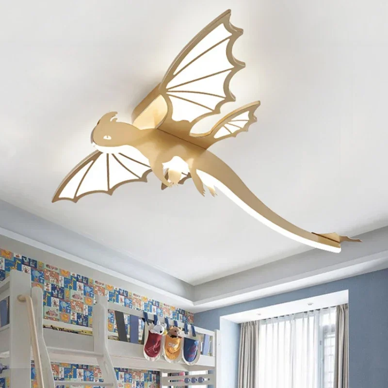 

SANDYHA Nordic Modern Cartoon Boy Led Ceiling Lamp Creative Children Bedroom Light Home Decor Room Lighting Appliances 2023