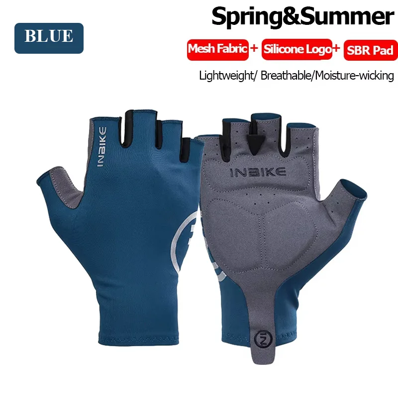 INBIKE 2024 Fahrradhandschuhe, gelpolstert, für Herren, Herbst und Winter, Fleece, Rennradhandschuhe, MTB, Vollfinger-Touchscreen, Fahrradzubehör