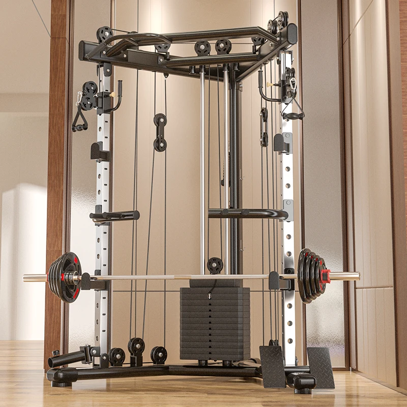 

Comprehensive training equipment Multifunctional squat rack High pull-down integrated fitness equipment