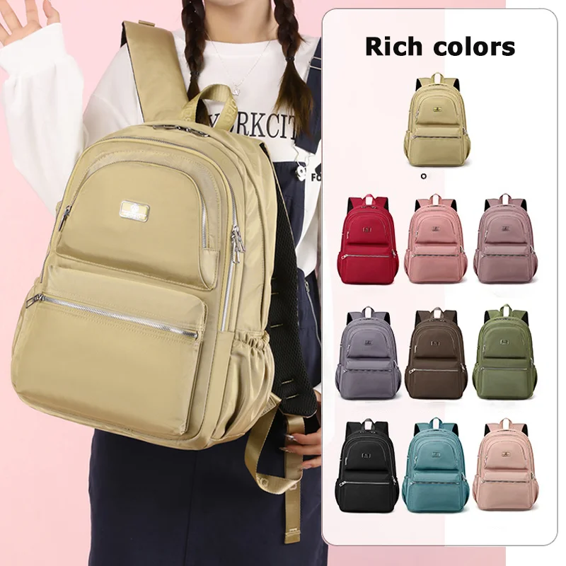 Multiple Pockets Travel Backpack for Men Women Fashion Backpack High-capacity School Bag Lightweight Waterproof Laptop Bag